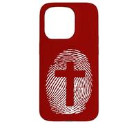 Formed In His Image Of Jesus Cross Thumbprint Art Case for iPhone 15 Pro