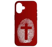Formed In His Image Of Jesus Cross Thumbprint Art Case for iPhone 16