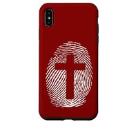 Formed In His Image Of Jesus Cross Thumbprint Art Case for iPhone XS Max