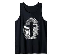 Formed in His Image of Jesus Cross Thumbprint Art Tank Top