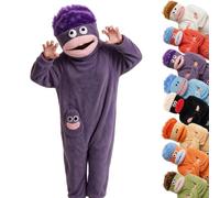 Formemory Silly Wearable Onesie for Adult,Pajamas Halloween | Funny Onesies,Soft Pajamas for Movie Nights,Cozy Relaxing Wear for Halloween Themed Parties