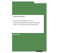 Formen und Funktionen der Anthropomorphisierung im 'Reinhart Fuchs' von Heinrich der Glichezare