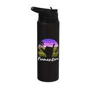 Formentera Retro Ibiza Spain Stainless Steel Insulated Water Bottle