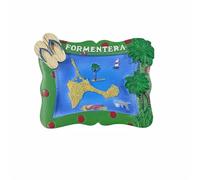 Formentera Spain Creative Map Refrigerator Magnet Travel Souvenir 3D Fridge Decoration Magnetic Sticker Craft Collection