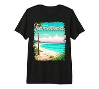 Formentera Spain Vintage Landscape Premium T-Shirt