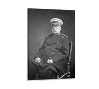 Former Chancellor of Germany Otto Von Bismarck Poster3 Canvas Poster Wall Art Picture Prints Hanging Photo Decor Home Posters Artworks 12x18inch(30x45cm)