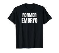 Former Embryo - Life Begins in the Womb Value Graphic T-Shirt, Men, Black, L