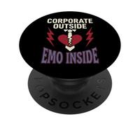 Former Emo Kid Corporate Millennial Office Burnout PopSockets Adhesive PopGrip