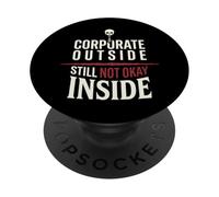 Former Emo Kid Corporate Millennial Office Burnout PopSockets Adhesive PopGrip