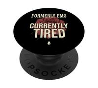 Former Emo Kid Corporate Millennial Office Burnout PopSockets Adhesive PopGrip