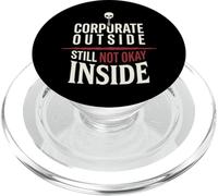 Former Emo Kid Corporate Millennial Office Burnout PopSockets PopGrip for MagSafe