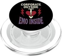 Former Emo Kid Corporate Millennial Office Burnout PopSockets PopGrip for MagSafe