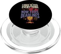 Former Emo Kid Corporate Millennial Office Burnout PopSockets PopGrip for MagSafe