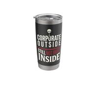 Former Emo Kid Corporate Millennial Office Burnout Stainless Steel Insulated Tumbler