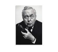 Former Prime Minister of The United Kingdom Harold Wilson Poster Canvas Wall Art Prints Poster Photo Picture Painting Posters Room Decor 20x30inch(50x75cm)