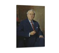 Former Prime Minister of The United Kingdom Harold Wilson Poster2 Art Poster Canvas Painting Decor Wall Print Photo Home Modern Decorative Posters 16x24inch(40x60cm)