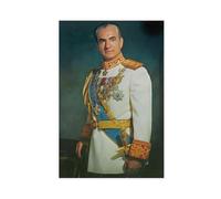 Former Shah of Iran Mohammad Reza Pahlavi Celebrity Poster 4 Canvas Poster Wall Art Decor Print Picture Paintings for Living Room Bedroom DecorationUnframe-style-1216x24inch(40x60cm)