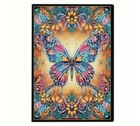 Formeyart Butterfly Diamond Painting Notebook for Adults, A5 Diamond Art Journal and DIY Sketchbook, Diamond Art Kit Supplies,Gift for Beginners, Craft Lovers, Artists. (Butterfly)