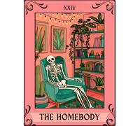 Formeyart Paint by Numbers Kit for Adults,DIY Painting Kits on Canvas, Color by Numbers,Large Adult Skull Paint by Number for Gifts,Home Wall Decor (The Homebody Skeleton)