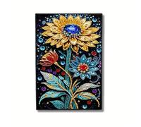 Formeyart Sunflower Diamond Painting Notebook for Adults, A5 Diamond Art Journal and DIY Sketchbook, Diamond Art Kit Supplies,Gift for Beginners, Craft Lovers, Artists. (sunflower)