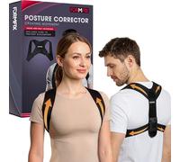 FORMFIX Upper Back Brace for Men and Women: Adjustable Mens Posture Corrector, Back Straightener, Support, and Correction, Brace for Alignment, One Size Fits All