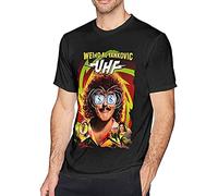 formi Weird Al Yankovic T Shirt Men's Fashion Cotton Crew Neck Short Sleeve Tunics Size S Black