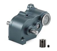 FORMIAHA 1/10 Climbing Vehicle For LCG Low Center Of Gravity Transmission SCX10 Metal Transmission Lightweight Transmission(Titanium color)