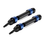 FORMIAHA 2Pc Hard Steel Swing Driveshaft Splined Axles Replace 5451X RC Car For Tra-xxas 1/10 For Sum-mit For Re-vo