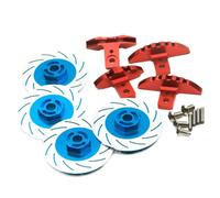 FORMIAHA Alu Battery Tray Brake Disc Box Steering Suspension Knuckle Kit For Sa-kura D4 For AWD For RWD 1/10 RC Drift Car Accessories Part(Brake Disc Box)