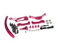 FORMIAHA Alu Battery Tray Brake Disc Box Steering Suspension Knuckle Kit For Sa-kura D4 For AWD For RWD 1/10 RC Drift Car Accessories Part(Curve Slide Track)