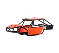FORMIAHA For Ro-ck For Tar-antula Nylon Buggy Body Shell Chassis Kit For 1/18 RC For Cra-wler TRX4M Upgrade(Unassembled Orange)