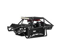 FORMIAHA Nylon Rock Buggy Body Shell Chassis Kit For 1/24 RC Crawler Car Axial SCX24 C10 For JEEP For Br-onco Upgrade Parts(Unassembled Black)