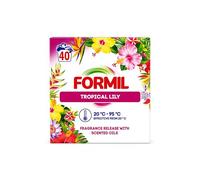 Formil Bio Laundry Washing Powder 2kg - Concentrated Washing Detergent for Brilliant Whites & Tough Stain Removal, Effective from 20°C, Low Temperature (Tropical Lily)