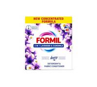 Formil Bio Laundry Washing Powder 2kg - Concentrated Washing Detergent for Brilliant Whites & Tough Stain Removal, Effective from 20°C, Low Temperature (Formil 2 in 1 Lavender & Camomile)