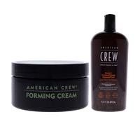 Forming Cream & Daily Cleansing Shampoo by American Crew - 2 Pc