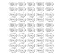 Forming Pliers 25 Pairs Silic Eyeglasses Nose Pads Oval Push On Adhesive Silicone Nose Pads for Most Glasses Glass Beads 8mm (Clear, One Size)