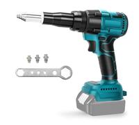 FormiPow Cordless Rivet Nut Gun Compatible with Makita 18V Battery, Brushless Electric Rivet Gun with LED Light, Portable Rivet Gun Kit With 3.2/4.0/4.8mm Adapters and Wrench (No Battery)