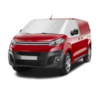 FormiPow External Windscreen Cover for CitroëN Dispatch Peugeot Expert Vauxhall Vivaro 2016-2023, 5-Layer Reflective Sun Shade, Anti-UV/Frost/Ice/Dust Sun Blinds
