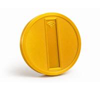 Formit Crafts Retro Gold Coin NFC Tap-to-Pay Accessory - Hidden Card Storage, Arcade Style Gamer Credit Card Protector, Secure Contactless Payment Holder for Everyday Carry & Gift Giving