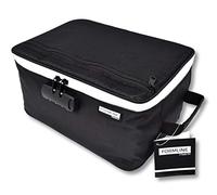 Formline Supply Extra Large Smell Proof Case with Combination Lock (12" x 9" x 6") - Premium Odor Proof Bag and Container Designed to Store and Preserve All Your Accessories(Black, Extra Large)
