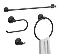 Formosa Design Hardware Classic 4-Piece Bathroom Accessories Set (Dark Bronze)