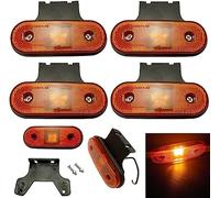 Formplas 4 x LED Side Marker Lights Orange Yellow Amber Lorry Car Caravan 12 V 24 V