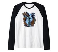 Forms of Life Written in Japanese Symbols Raglan Baseball Tee