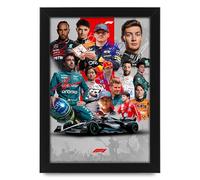Formula 1 2024 Grand Prix Season Top 13 Drivers Signed Poster Print - Limited Edition Autograph Fan Gift - Collectible Memorabilia Merchandise (Unframed A3 (30x40cm))