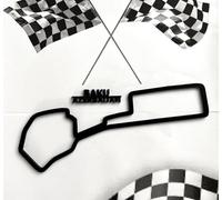 Formula 1 Circuit Wall Art - Grand Prix Race Track Sculpture - Motorsport Gift - Monaco - Spa - Monza - Any Track. (Azerbajan - Baku)