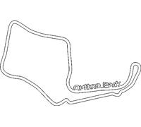 Formula 1 Circuit Wall Art - Grand Prix Race Track Sculpture - Motorsport Gift - Monaco - Spa - Monza - Any Track. (Oulton Park, Large (382mm))