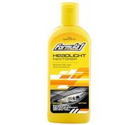 Formula 1 Headlight Restorer-Car Detailing Solution - 8 Fl oz Restores Cloudy and Yellowed Headlights & Improves Night Driving Visibility-One-Step Easy Application Glass Headlight Cleaner for Vehicles