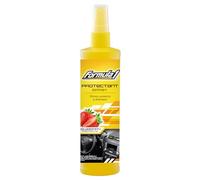 Formula 1 Protectant Spray 295ml - Strawberry Fragrance - Shines & Protects Dashboards, Vinyl, Plastic & Rubber - Interior Car Cleaner with UV Protection - Easy Spray Application