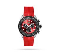 Formula 1 Quartz Chronograph 200M 43mm Mens Watch Red Rubber