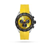 Formula 1 Quartz Chronograph 200M 43mm Mens Watch Yellow Rubber
